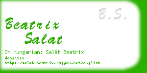 beatrix salat business card