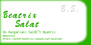 beatrix salat business card